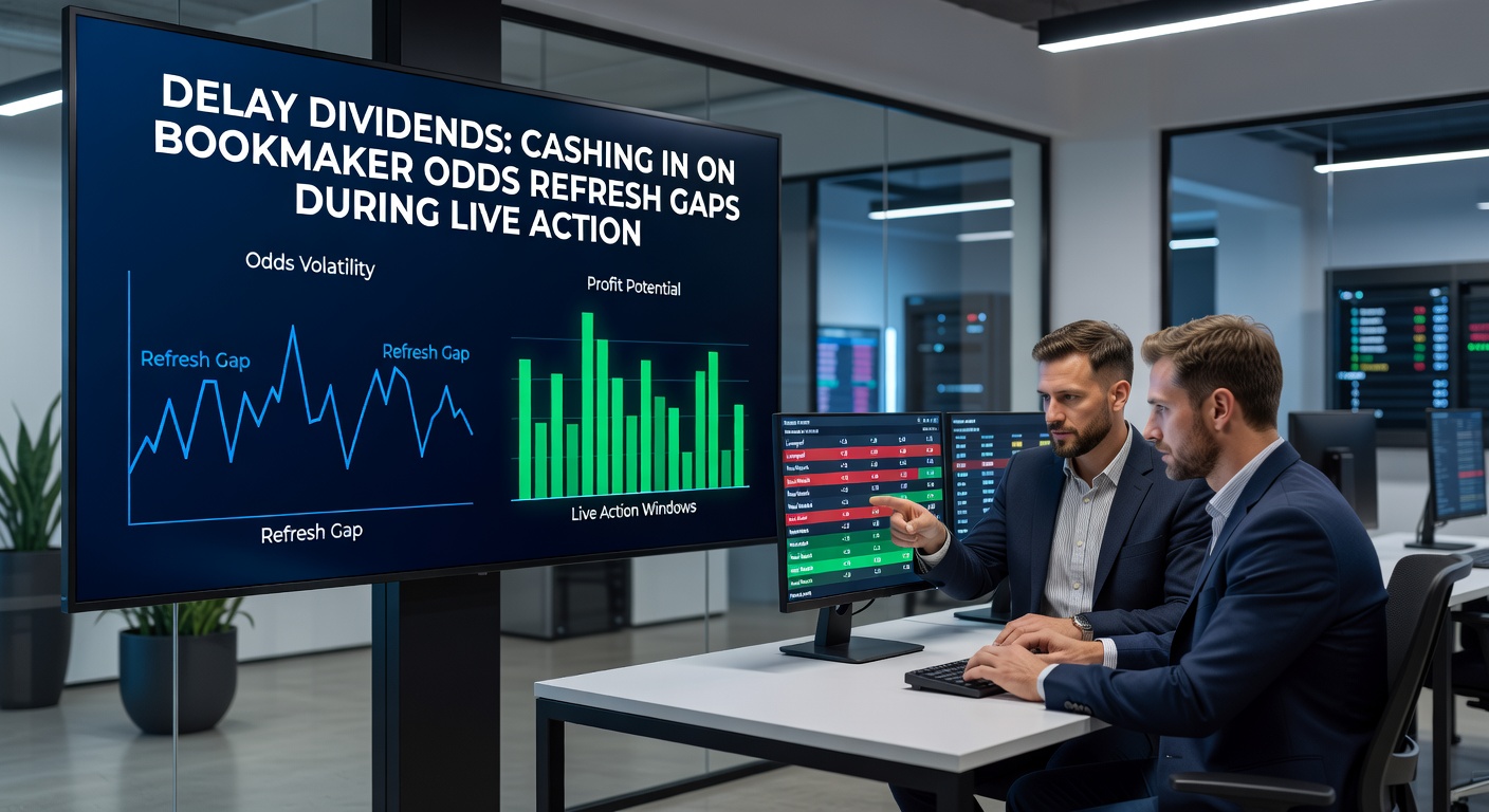 Screenshot of a betting scanner dashboard displaying real-time odds discrepancies between bookmakers during a live football match, with highlighted arbitrage opportunities