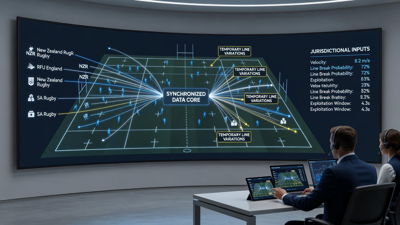 Dashboard displaying synchronized rugby odds from multiple countries